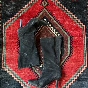 Black Suede Boots